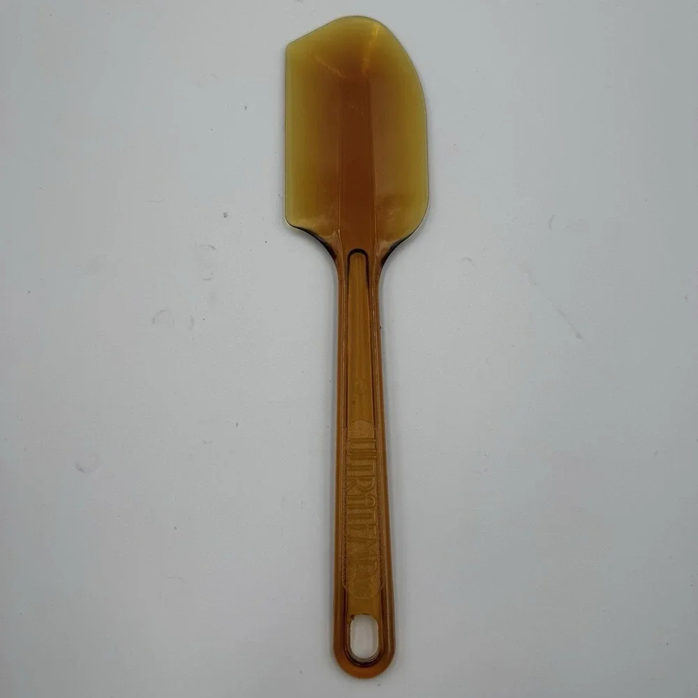 Vintage‎ MCM Ultratemp Amber Lucite Kitchen Utensil Set 5pc Mid Century